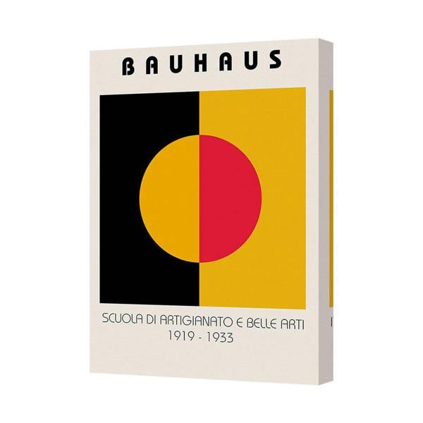 Benjamin Tate Design Bauhaus Poster Canvas Art 1919 1933 Scuola Di Artigianato E Belle Arti