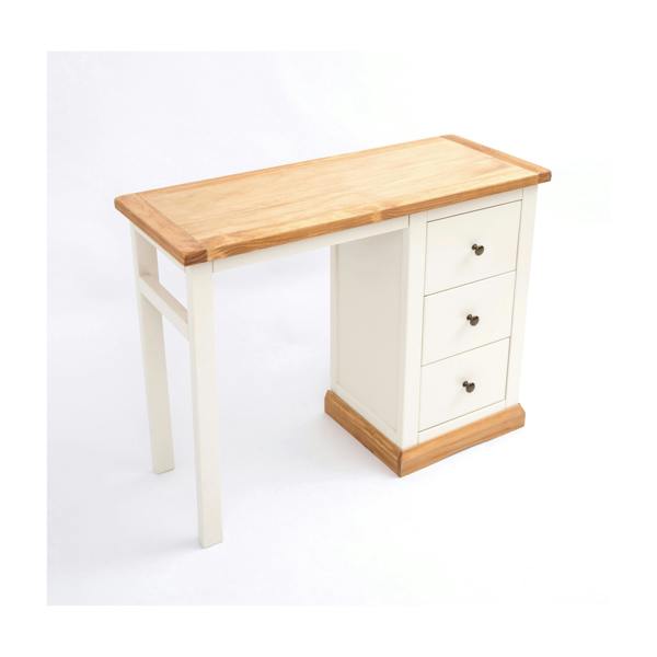 Cabinet Bits Trevi 3 Drawer Desk - Dressing Table Brass Knob
