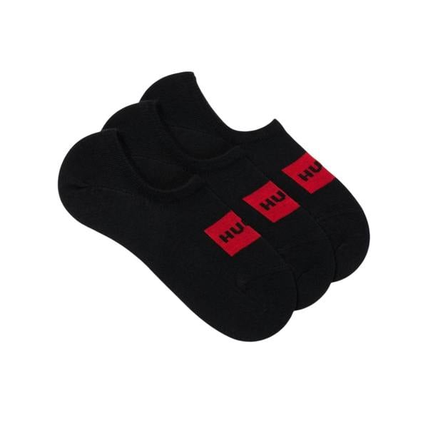 Hugo Unisex Adult Liner Socks (Pack of 3) - Black - 