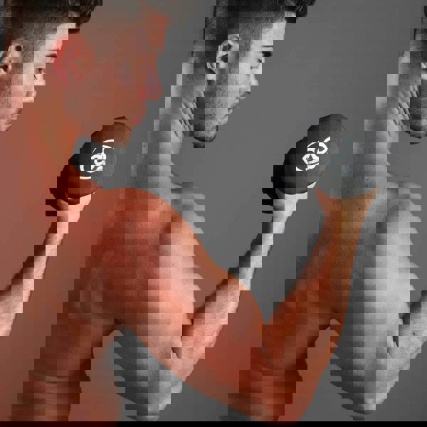 Bicep Curl with the Fitness Mad 6kg Black Dumbbells