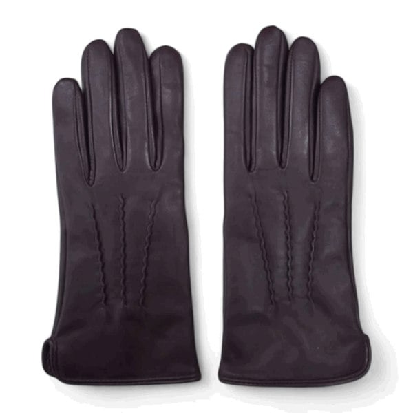 Infinity Leather Women’s Genuine Leather Wool Lined Touchscreen Gloves