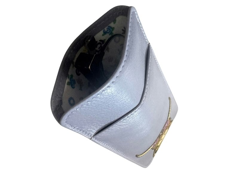 Mala Leather Highland Cow Leather Glasses Case