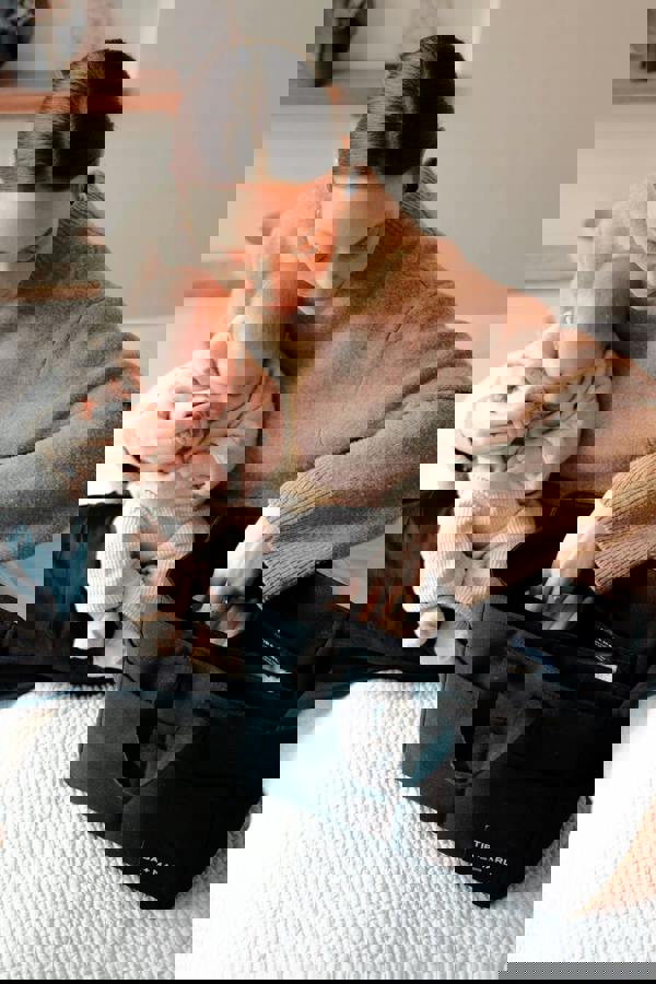 Tiba + Marl T+M Canvas Organiser Caddy / Pocket Tote Insert Black