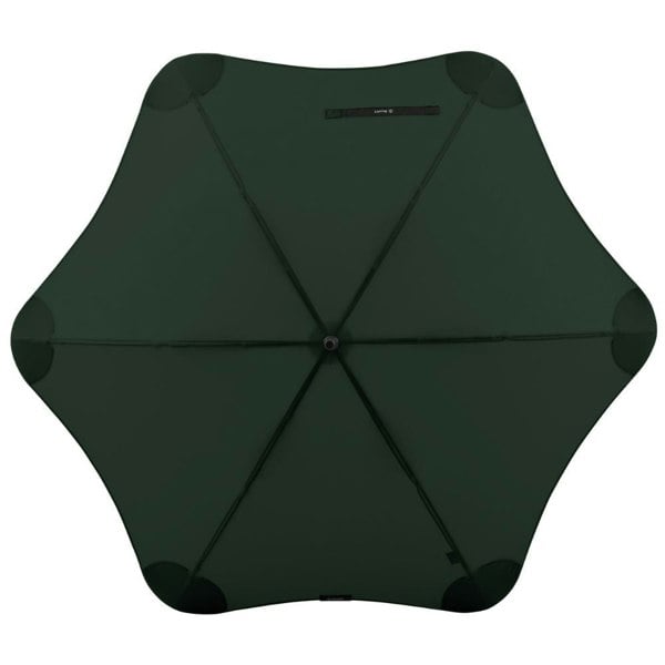 Classic Green Blunt Windproof Umbrella Top View