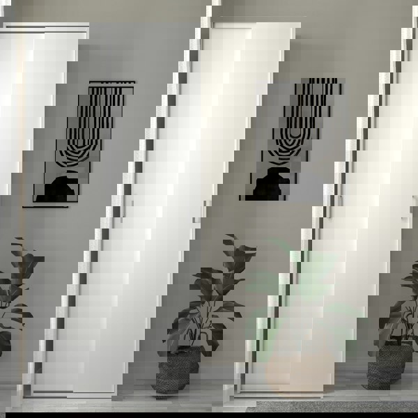 Furniture To Go Space Wardrobe with 2 Sliding Doors in White