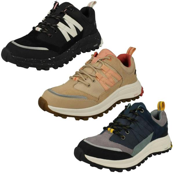 Clarks Ladies Clarks Waterproof Lace Up Trainers - ATL Trek Path GTX