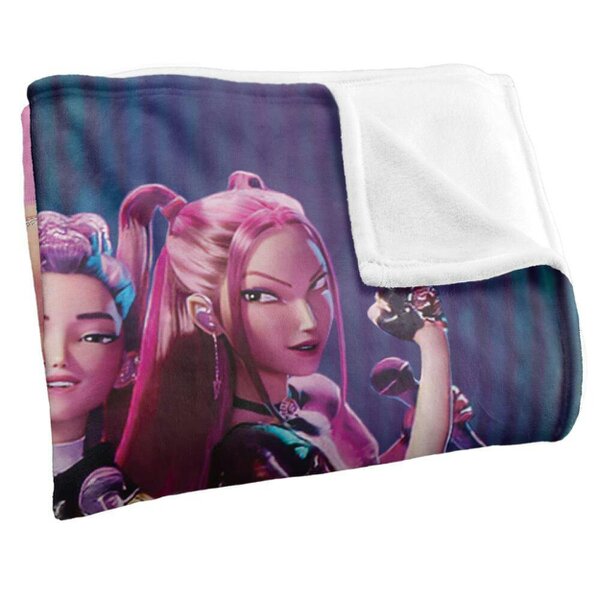 K-Pop Demon Hunters Huntr/X Blanket - Multicoloured