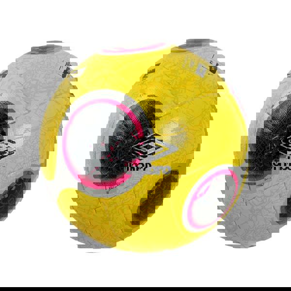 Umbro Neo Swerve Premier Fq Football - Yellow/White/Silver/Pink