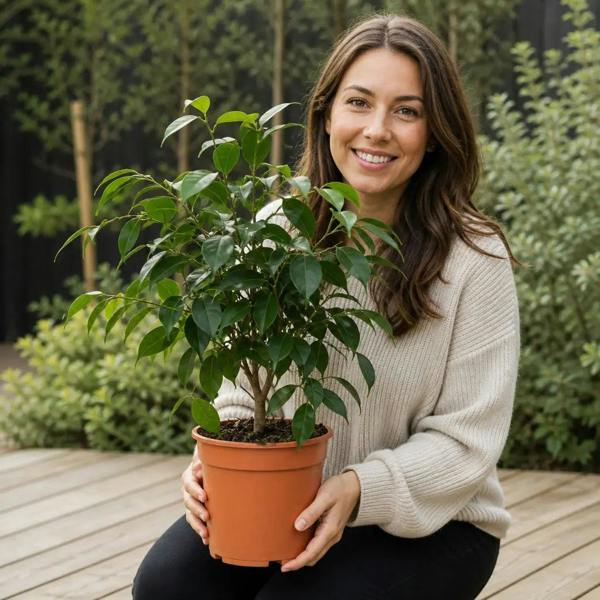 Ficus Danielle Weeping Fig 21cm Pot – Large Indoor Houseplant