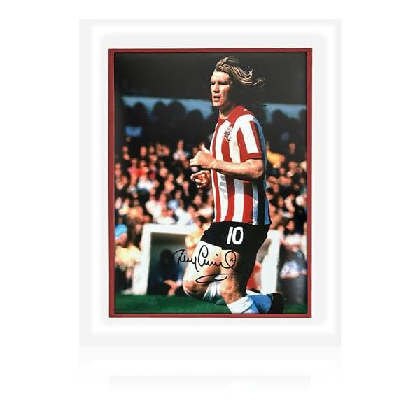 Tony Currie Signed Sheffield United Image Deluxe Mount