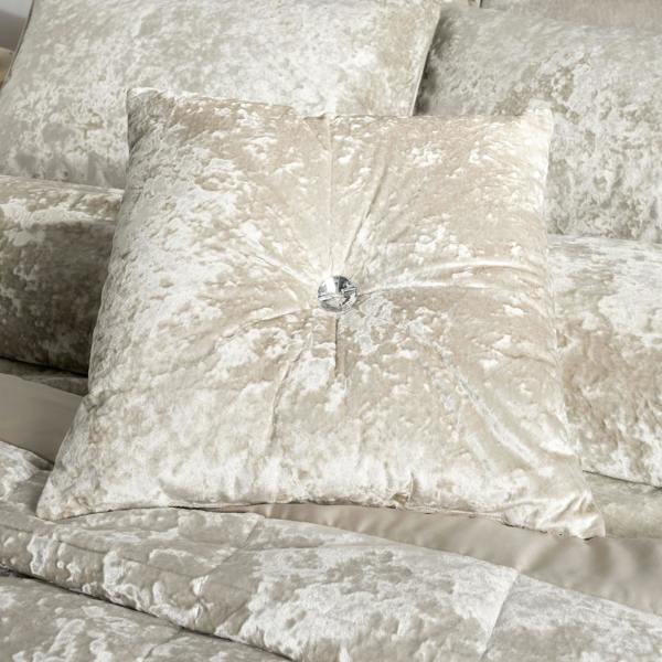 Catherine Lansfield Crushed Velvet Filled Cushion