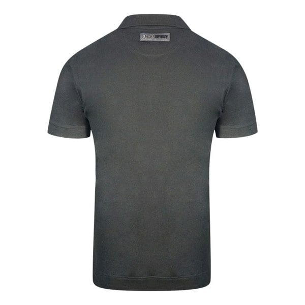 Plein Sport Block Chest Logo Polo Shirt - Black