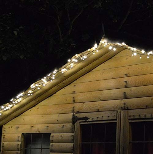 Samuel Alexander 1000 LED 25m Indoor Outdoor Christmas Multi Function Mains Operated String Lights with Timer in Vintage Gold