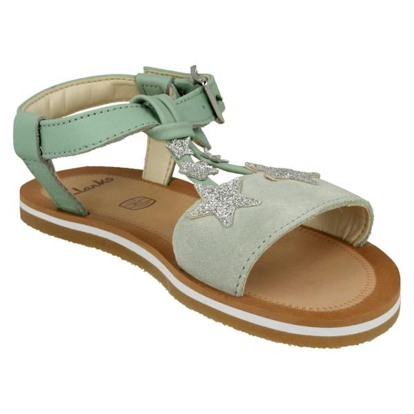 Clarks Girls Clarks Star Detailed Sandals Finch Summer K