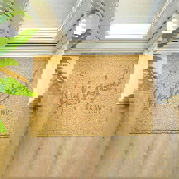 Personalised Memento Company Personalised Couples Rectangle Indoor Doormat