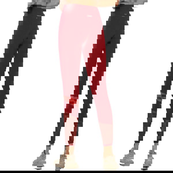 Lorna Jane Colour Block Core Full Length Tight in Cherry Multi
