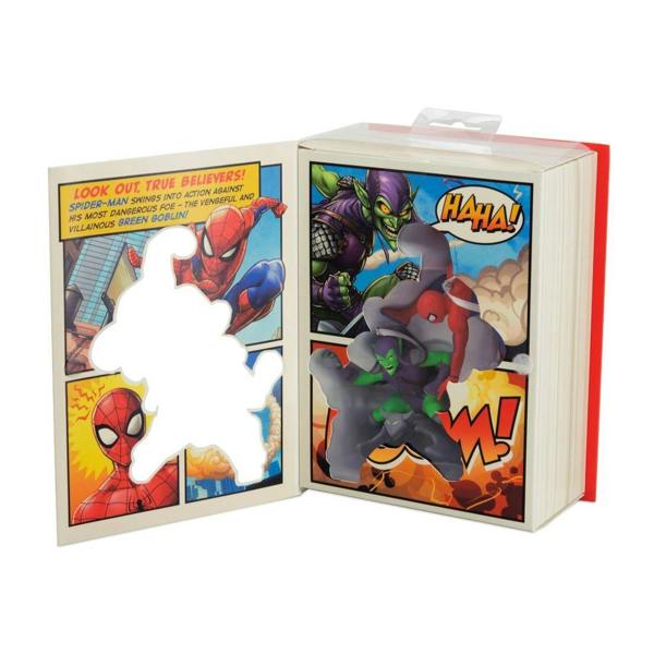 Marvel Spiderman/Green Goblin Hallmark Storied Moments Christmas Tree Ornaments Set