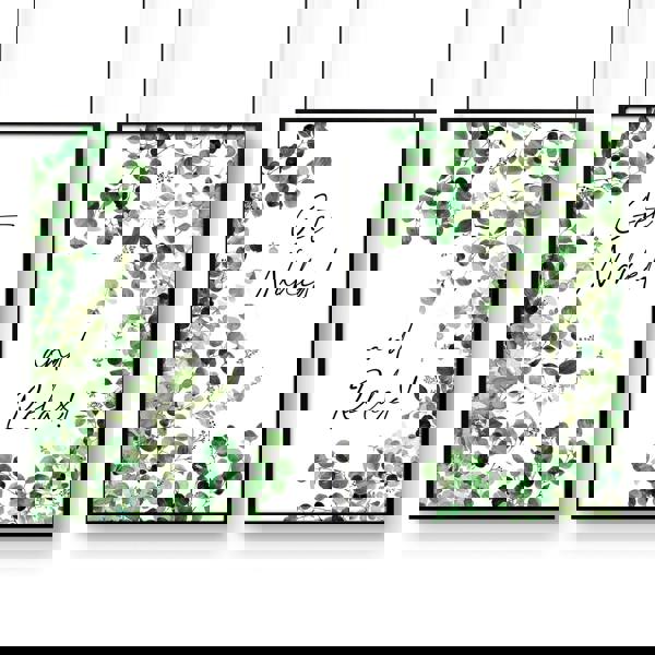 Framed picture for bathroom | Set of 2 wall art prints