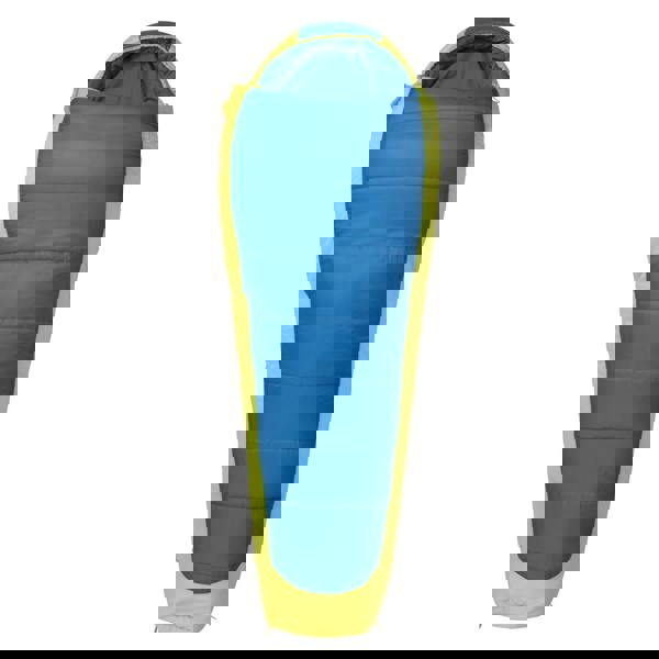 Mountain Warehouse Unisex Adult Left Zip Winter Mummy Sleeping Bag - Blue - 