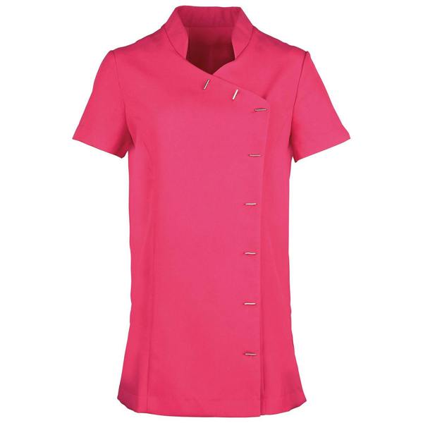 Premier Womens/Ladies Orchid Short-Sleeved Tunic - Hot Pink