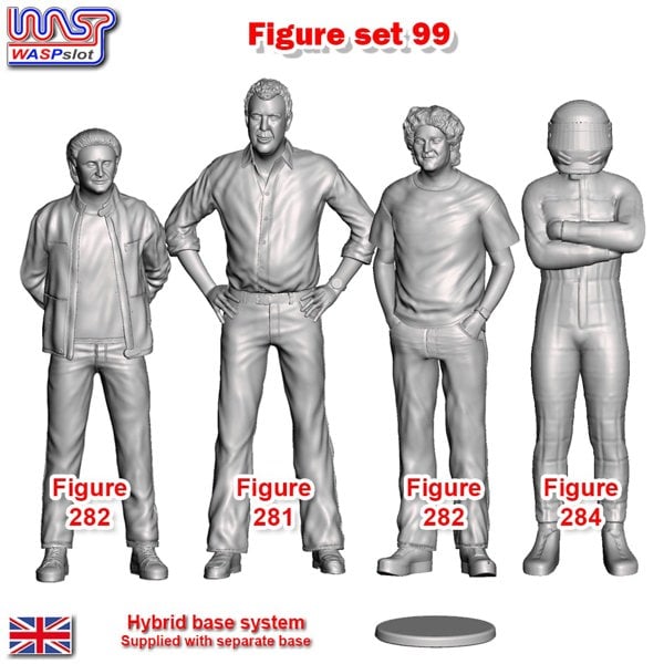 a group of men standing in different poses