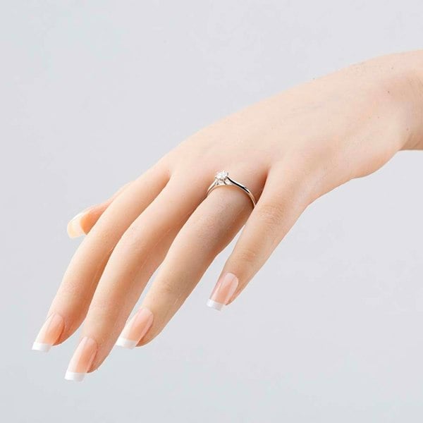 1888 Collection 9ct White Gold 0.25ct Brilliant Cut Diamond Solitaire Ring RPP11-9W-0.25-H-SI2