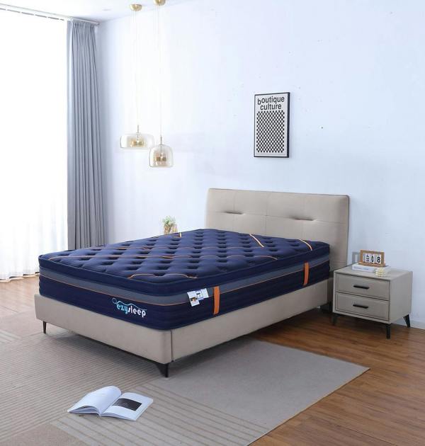 Ezysleep 30cm Saphire Harmony Spring Foam Mattress