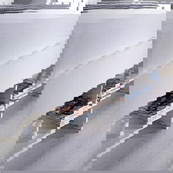 Bedmaster Fabio White Wooden Storage Bed