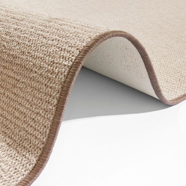 Loop Runner Beige Rug – Non-Slip & Easy-Care