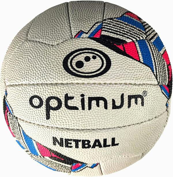 Match Quality Netball Size 5 – Hand-Stitched, Grip Surface - Optimum