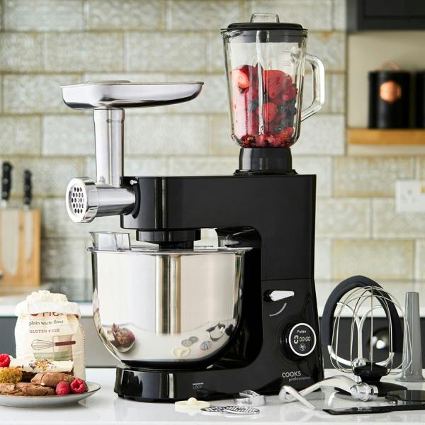 Cooks Professional Multi Function 8L Digital Stand Mixer | Black