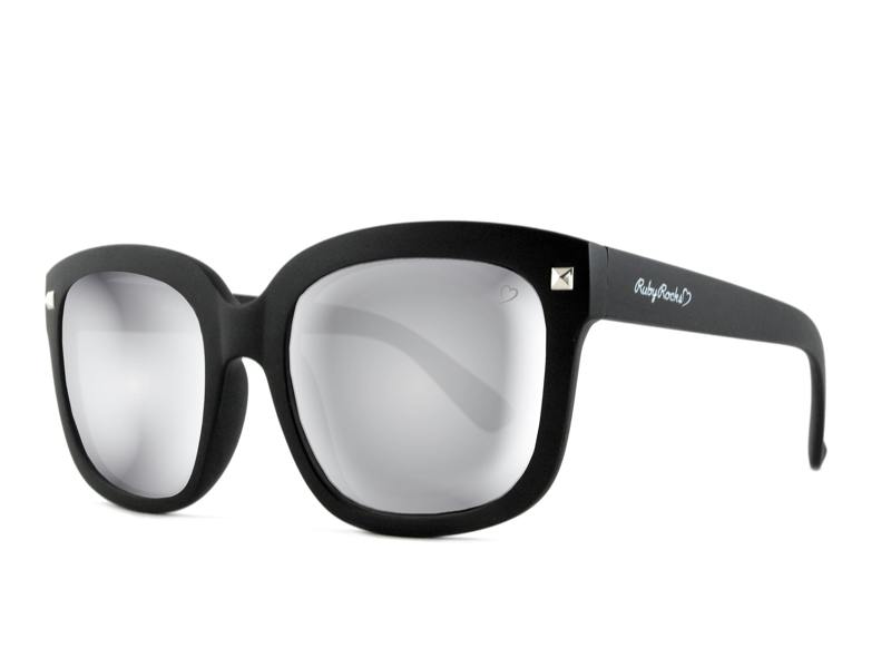 Ruby Rocks Rome Original Black frame Sunglasses with grey lens  RR01-2