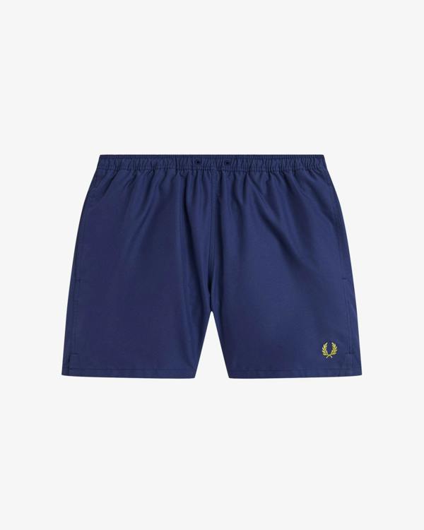 Fred Perry Mens Swimshorts - French Navy 143 | CHO | Designer Mens Swimming Shorts