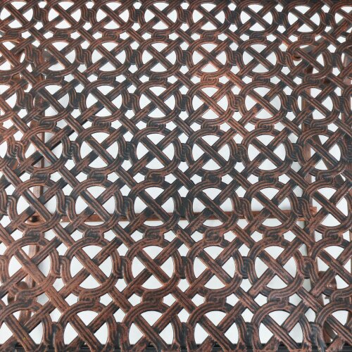 Wyld Haus Pabasa Vintage Inspired Metal Bronze Single Outdoor Rocking Armchair