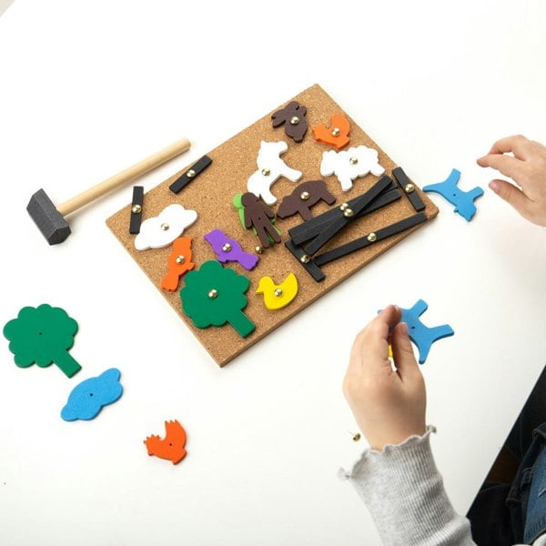 Bigjigs Toys Farm Pin-a-Shape