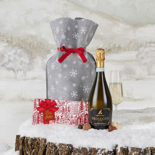 Virginia Hayward Prosecco & Chocolates Christmas Gift Bag