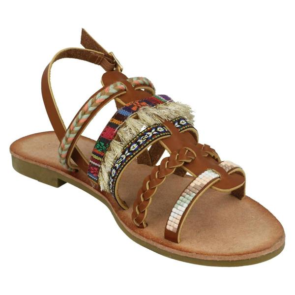 Savannah Ladies Savannah Braided Slingback Sandals