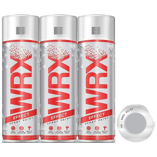 WRX 3X WRX Wheel Silver Spray Paint 400ml