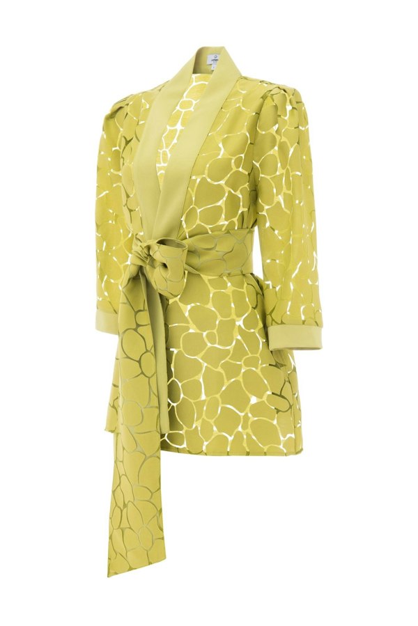 Lioness by TF Doxa Green Kimono Jacket with a Sash