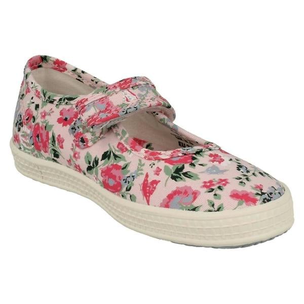 Start-rite Girls Startrite Canvas Pumps Posy 18