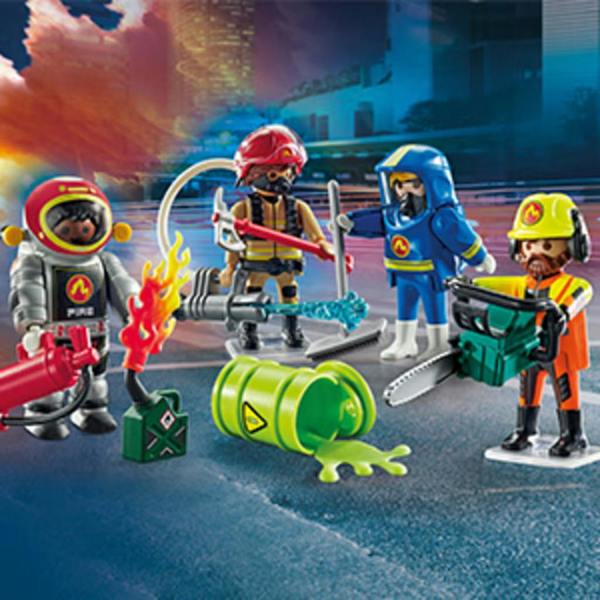 Playmobil My Figures: Fire Rescue - 71468 Playset