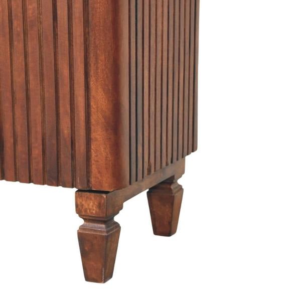 Artisan Furniture Solid Wood Cavallo Cabinet, 2 Doors, Brown