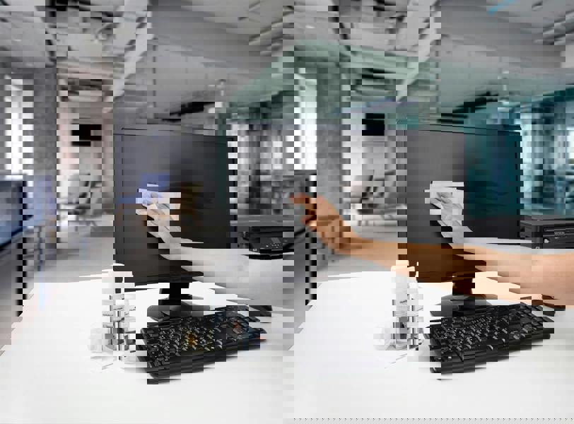 Durable PC Tech Cleaning Kit | Sprays, Wipes & Keyboard Tool | 6 Pack