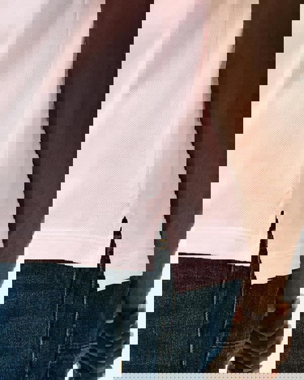 Tommy Hilfiger 1985 Regular Fit Mens Polo - Pink Lily