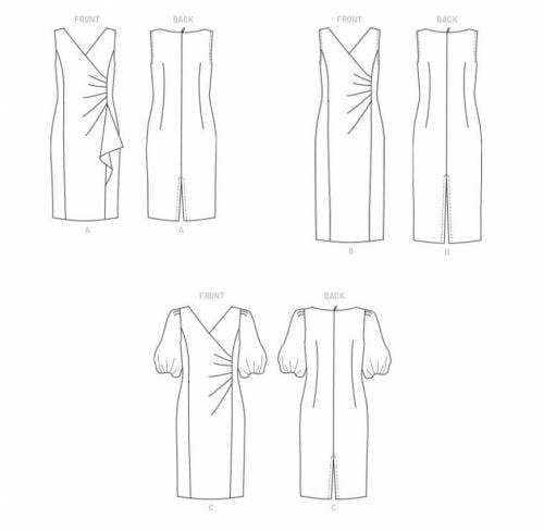 Butterick Sewing Pattern 6892, Dresses for Women, A5 (6-8-10-12-14) - Easy