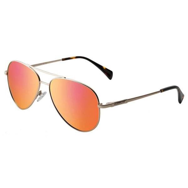 Dirty Dog MAVERICK - Gold with Polarized Red Fusion Mirror Lens