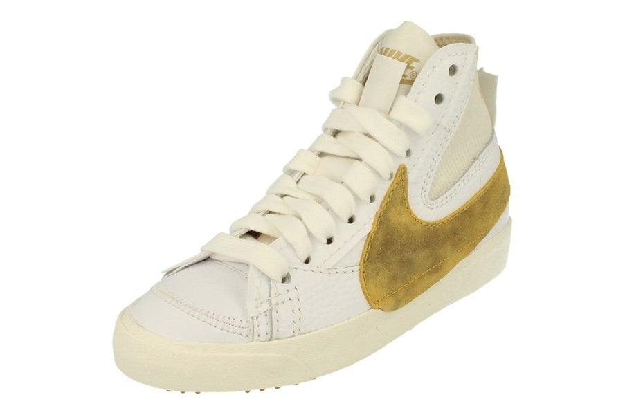 Nike Blazer Mid 77 Jumbo Mens Trainers Dv6481 100 - White Sanded Gold Wheat Grass 100 - Photo 0