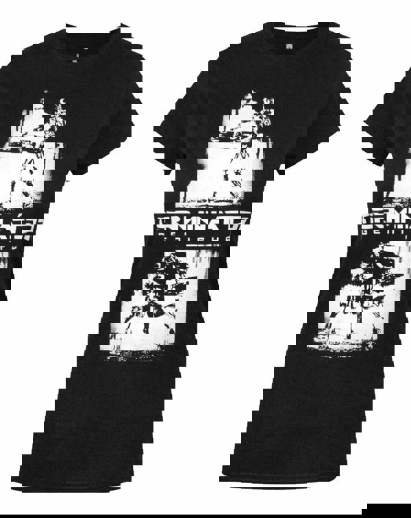 Terminator Womens Black Movie Graphic Short Sleeved T-Shirt