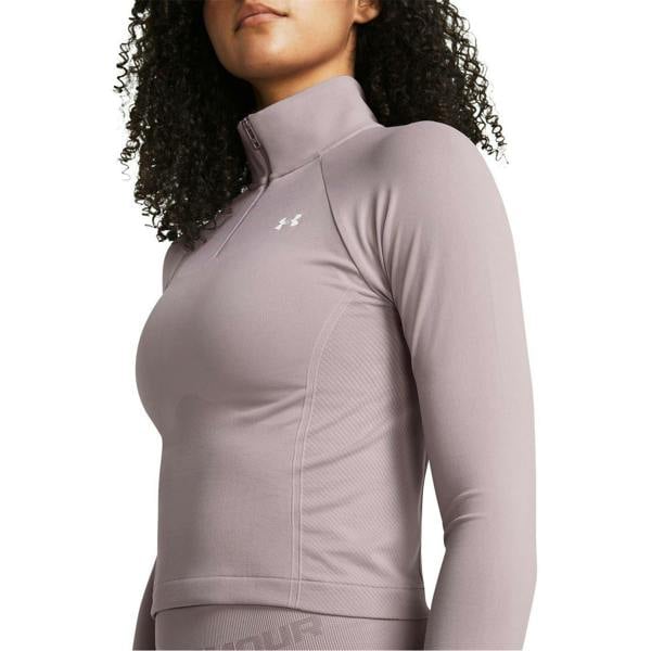 Under Armour Womens/Ladies Cropped Track Top - Grey - 