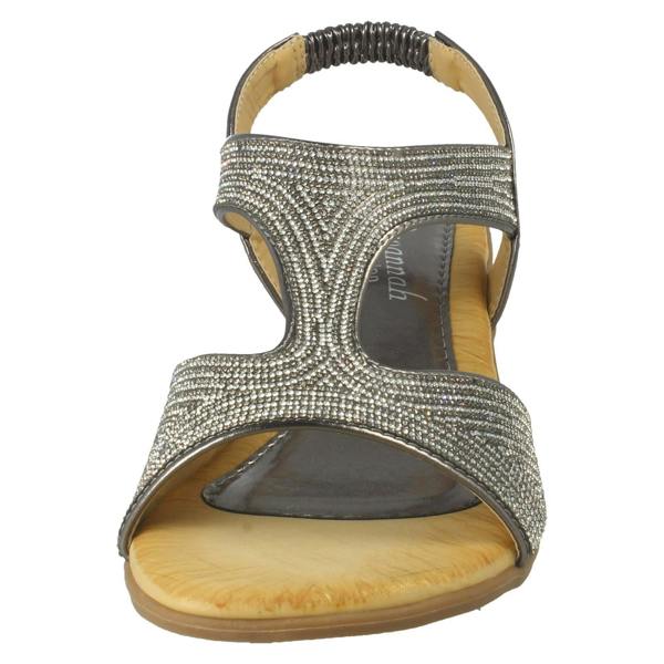 Savannah Ladies Savannah Wedge Heeled Sandals F12131